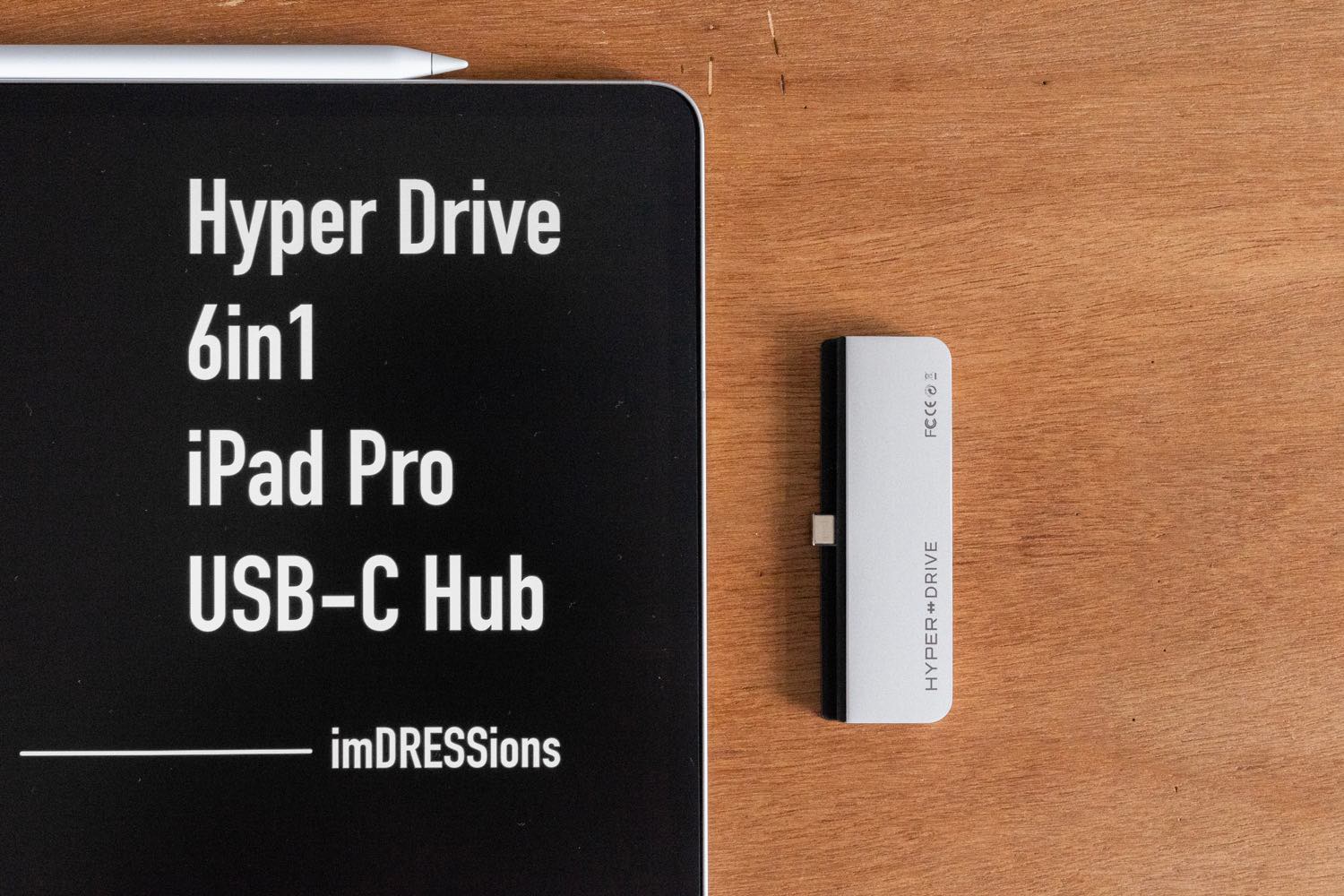 もう一歩先へ、背中を押してくれる拡張性。SDカードリーダーも付いた全部入り。「Hyper Drive 6in1 iPad Pro USB-C ハブ」レビュー。