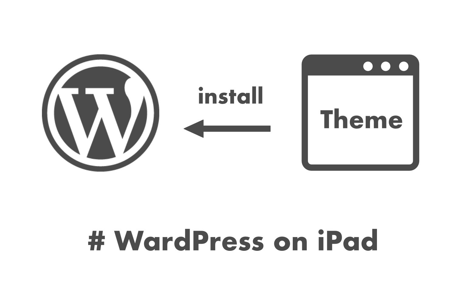 【#iPadでWordPress】テーマをインストールする方法。