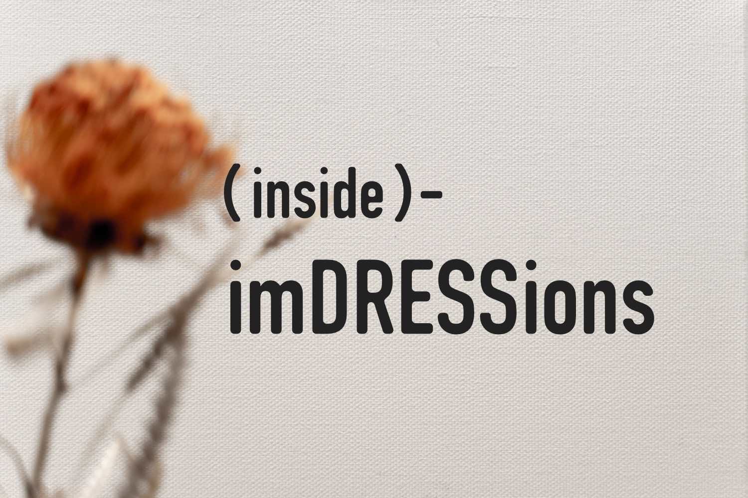 『(inside)-imDRESSions』vol.14-リニューアルに向けて。